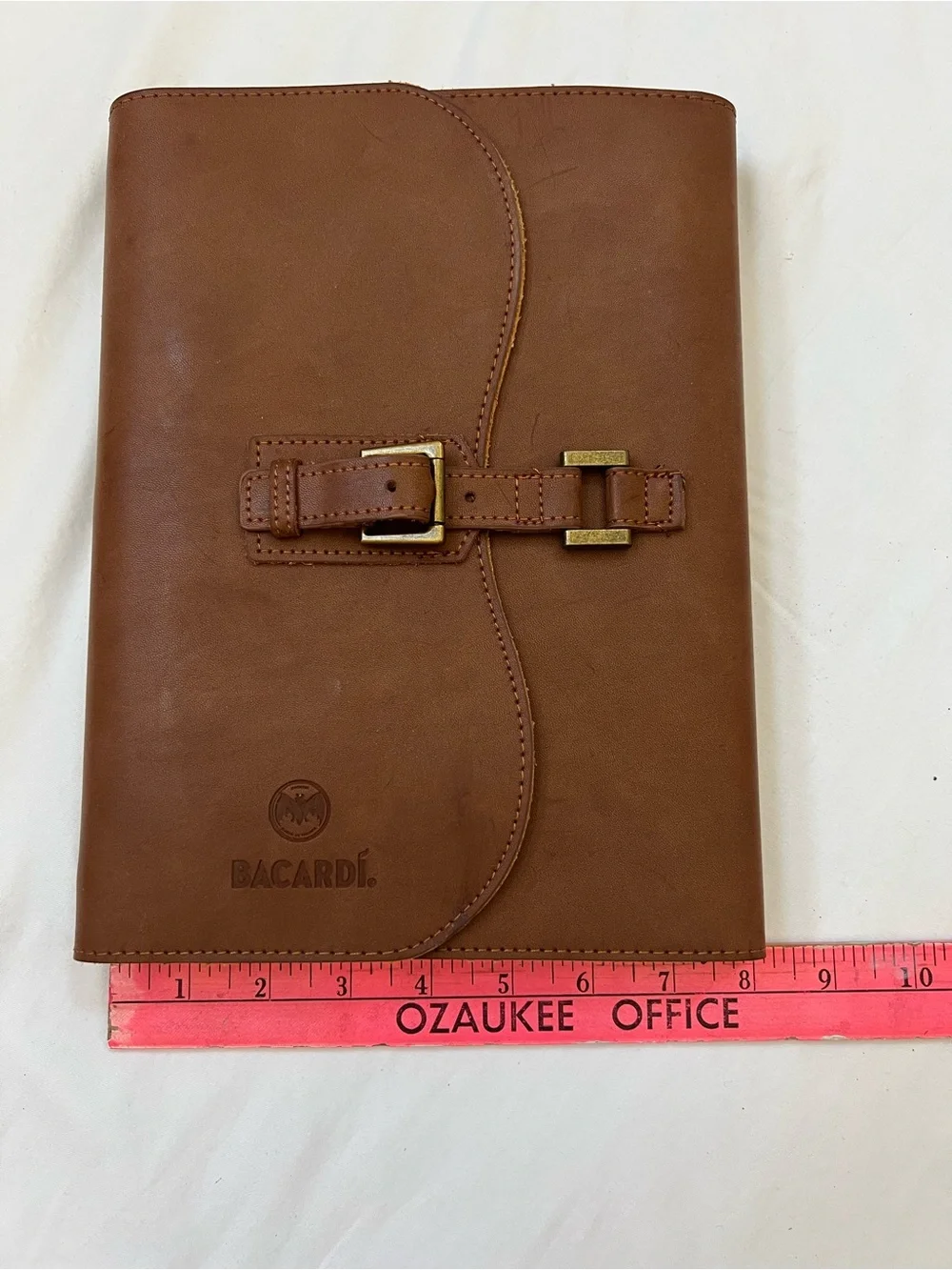 Bacardi Rum Journal Notebook Leather USB Drive Bottle and Pen Notes Promotional